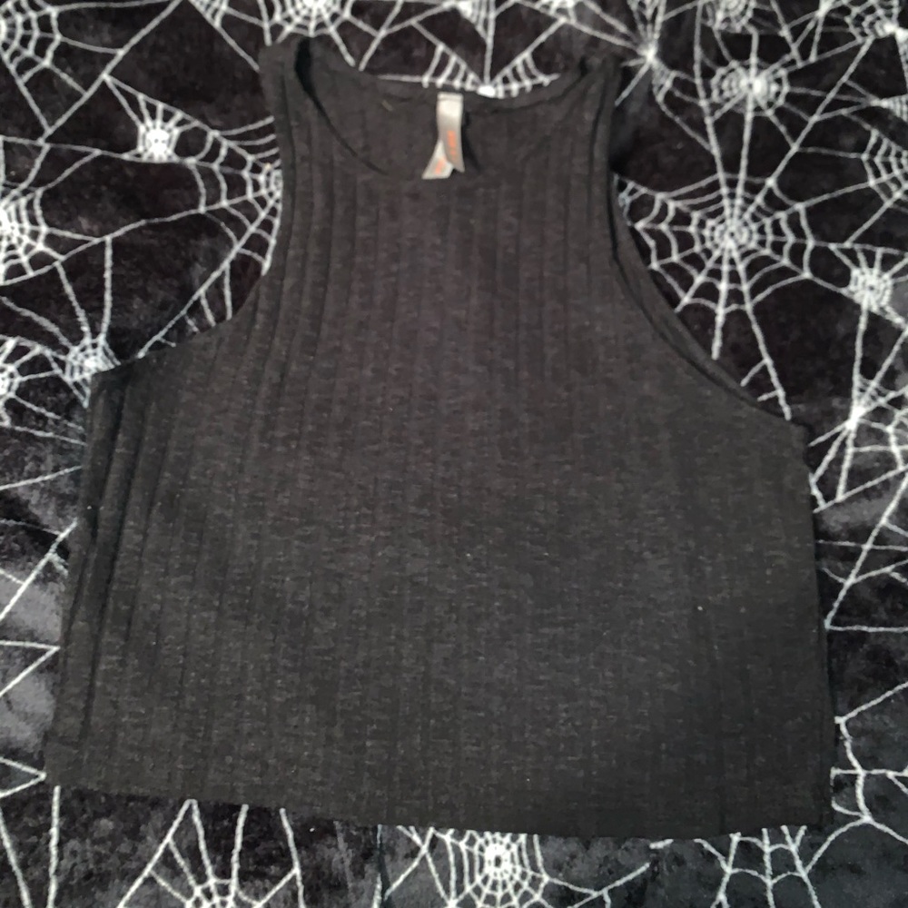 Black halter top